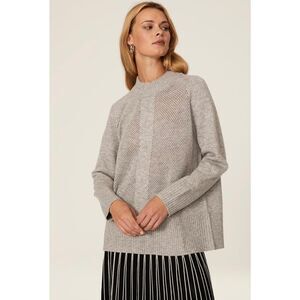 Victor Alfaro
Grey Mesh Front Sweater 💝